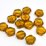 Whiskey Quartz Flower 11mm EACH BEAD