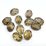 Smokey Lemon Quartz Faceted Olive 11x15mm EACH BEAD