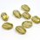 Lemon Quartz Faceted Twist Oval 11x14mm EACH BEAD