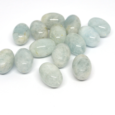 Aquamarine Polished Oval 13x19mm EACH BEAD