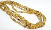 Golden rutile Quartz Polished rondel nugget approx 5x3mm 110 beads-beads incl pearls-Beadthemup