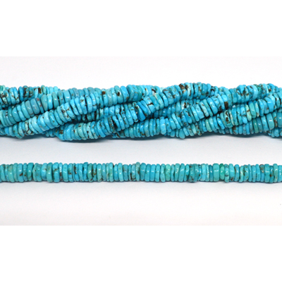 Turquoise Stabalized 6mm disc 40cm strand