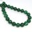 Malachite polished round 18mm strand 22 beads