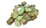 Chrysophase Faceted Flat Nugget approx. 20mm - 30mm EACH BEAD
