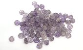 Amethyst Carved 6mm coin EACH BEAD-beads incl pearls-Beadthemup