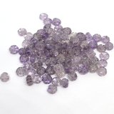 Amethyst Carved 6mm Coin EACH BEAD-beads incl pearls-Beadthemup