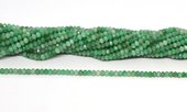 Emerald AAA Faceted Rondel 3x4mm strand 135 Beads-beads incl pearls-Beadthemup