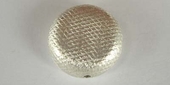 LAST ONE Sterling Silver Bead Round Flat 17x7mm 1 pack-findings-Beadthemup