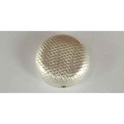 LAST ONE Sterling Silver Bead Round Flat 17x7mm 1 pack