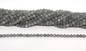 Labradorite faceted round 4mm strand 84 beads-beads incl pearls-Beadthemup