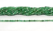Emerald AAA faceted round 3mm strand 110 beads-beads incl pearls-Beadthemup