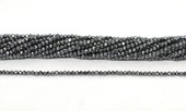 Terahertz faceted round 2mm strand 200 beads-beads incl pearls-Beadthemup