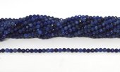 Sodalite faceted round 3mm strand 120 beads-beads incl pearls-Beadthemup