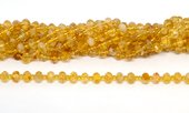 Citrine faceted rondel 6x8mm strand 48 beads-beads incl pearls-Beadthemup