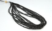 Black diamond Chips 39cm strand-beads incl pearls-Beadthemup