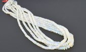 Ethiopian Opal rondel 40cm strand 2.8-4.6mm-beads incl pearls-Beadthemup
