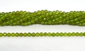 Peridot faceted round 6mm strand 68 beads-beads incl pearls-Beadthemup