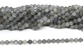 Labradorite Faceted round 6mm strand 65 beads-beads incl pearls-Beadthemup