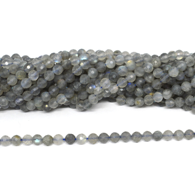 Labradorite Faceted round 6mm strand 65 beads