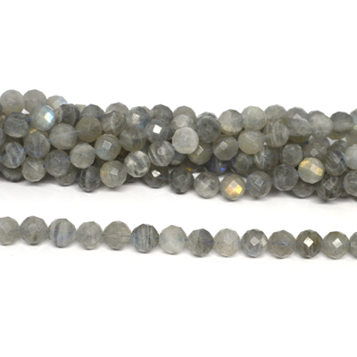 Labradorite Faceted round 8mm strand 43 beads