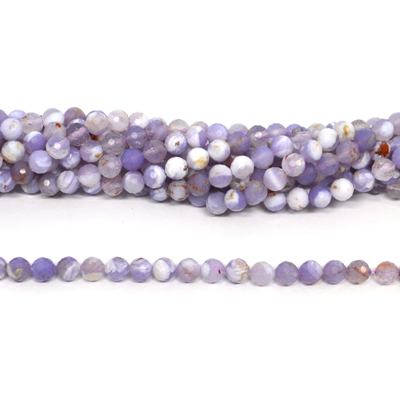 Purple Opal Faceted round 6mm strand 64 beads