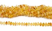 Citrine middle drill polished chip 70 beads-beads incl pearls-Beadthemup