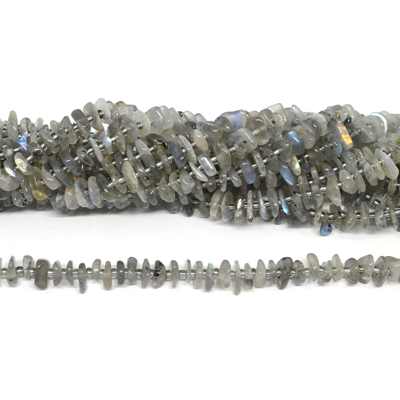 Labradorite middle drill polished chip 85 beads