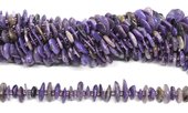 Charoite middle drill polished chip 78 beads-beads incl pearls-Beadthemup
