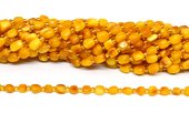 Butterscotch Amber nugget 6x8mm strand 38 beads-beads incl pearls-Beadthemup