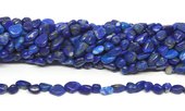 Lapis Lazuli nugget 6x8mm strand 50 beads-beads incl pearls-Beadthemup