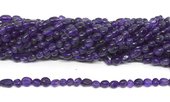 Amethyst nugget 6x8mm strand 62 beads-beads incl pearls-Beadthemup