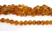 Citrine AAA Natural polished round 12mm strand 31 beads-beads incl pearls-Beadthemup