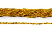 Golden Tiger Eye Polished Round 2mm strand 180 beads-beads incl pearls-Beadthemup