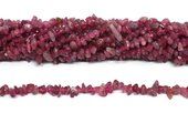 Pink Tourmaline light chip 3x5mm 40cm strand-beads incl pearls-Beadthemup