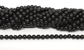 Jet polished round strand 64 beads-beads incl pearls-Beadthemup