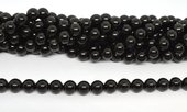 Jet polished round strand 38 beads-beads incl pearls-Beadthemup