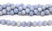 Blue Lace Agate polished round 14mm strand 27 beads-beads incl pearls-Beadthemup
