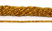 Golden Tiger Eye polished round4mm strand 94 beads-beads incl pearls-Beadthemup