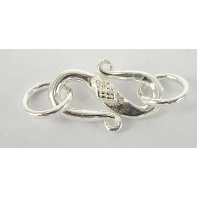 Sterling Silver Clasp "S" 25mm