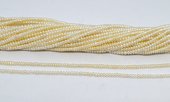 Freshwater Pearl rondel 3x2mm strand 230 beads-beads incl pearls-Beadthemup