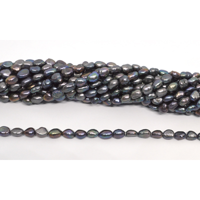 Freshwater Pearl Grey 6-7mm Baroque strand 48 beads