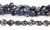 Freshwater Pearl Grey 18-20mm Baroque strand 18 beads-beads incl pearls-Beadthemup