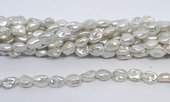Freshwater Pearl Keshi 7-8mm strand 37 beads-beads incl pearls-Beadthemup