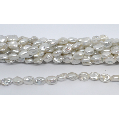 Freshwater Pearl Keshi 7-8mm strand 37 beads