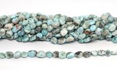 Larimar Nugget 8x10mm strand 40 beads-beads incl pearls-Beadthemup