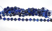 Lapis Lazuli 11mm 4 leaf Clover 19cm strand 14 beads-beads incl pearls-Beadthemup