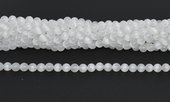 Selenite polished round 6mm strand 58 beads-beads incl pearls-Beadthemup