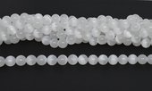 Selenite polished round 10mm strand 38 beads-beads incl pearls-Beadthemup