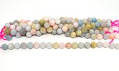 Beryl Faceted Round 10mm 19cm strand 20 beads-beads incl pearls-Beadthemup