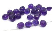 Amethyst Faceted Onion Approx 7x8mm EACH BEAD-beads incl pearls-Beadthemup